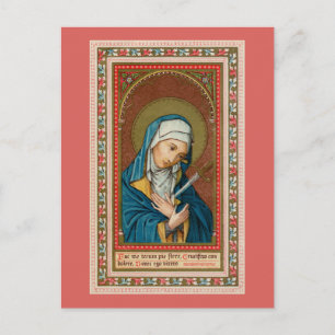Mary as Mater Dolorosa (Mother of Traurows) (SAU20 Postkarte