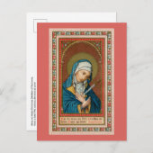 Mary as Mater Dolorosa (Mother of Traurows) (SAU20 Postkarte (Vorne/Hinten)
