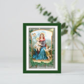 Mary Baby Jesus and Angel Postkarte (Stehend Vorderseite)