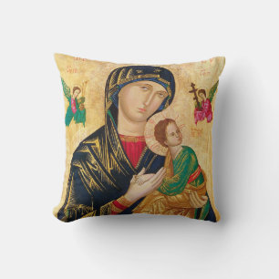 MARY & BABY JESUS ART PILLOW KISSEN