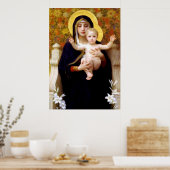 Mary & Baby Jesus Poster (Küche)