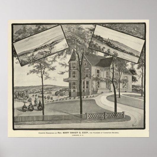 Mary Baker Eddy Residenz Poster (Vorne)