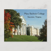 Mary Baldwin Uni Staunton VA Virginia Postcard Postkarte (Vorderseite)