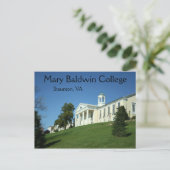 Mary Baldwin Uni Staunton VA Virginia Postcard Postkarte (Stehend Vorderseite)