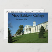 Mary Baldwin Uni Staunton VA Virginia Postcard Postkarte (Vorne/Hinten)