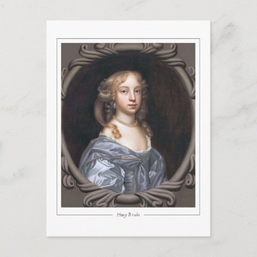 Mary Beale #2 - Fine Art Postcard Postkarte (Vorderseite)