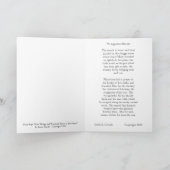 Mary Behielt diese Dinge Feiertagskarte (Innenseite)