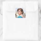 Mary Bennet  Quadratischer Aufkleber (Tasche)
