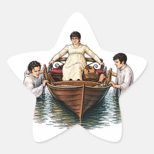 Mary Bennets ultimative Bootsfahrt  Stern-Aufkleber (Vorderseite)