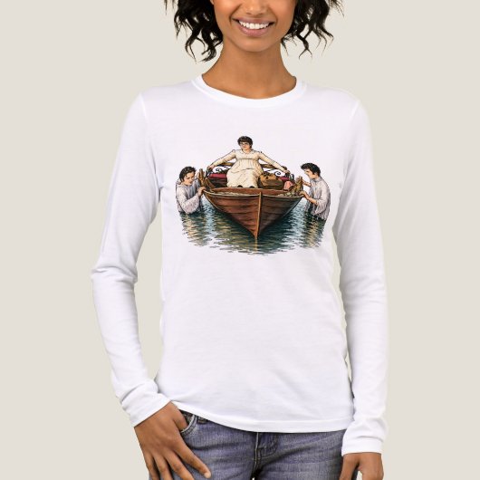 Mary Bennets ultimative Bootsfahrt  Tri-Blend Shirt (Vorderseite)