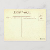 Mary besucht ihren Cousin Elizabeth, mittelalterli Postkarte (Rückseite)