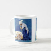 Mary Beten und Baby Jesus Kaffeetasse (Vorderseite Links)