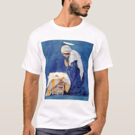 Mary Beten und Baby Jesus T-Shirt