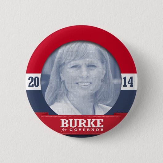MARY BURKE CAMPAIGN BUTTON (Vorderseite)