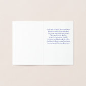 Mary Card-Jungfrau gesegnet Folienkarte (Innenseite)