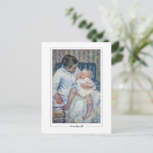 Mary Cassatt #11 - Fine Art Postcard Postkarte (Stehend Vorderseite)
