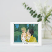 Mary Cassatt #128 - Fine Art Postcard Postkarte (Stehend Vorderseite)