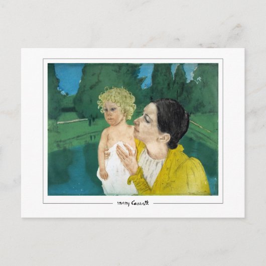 Mary Cassatt #128 - Fine Art Postcard Postkarte (Vorderseite)