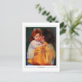 Mary Cassatt #165 - Fine Art Postcard Postkarte (Stehend Vorderseite)