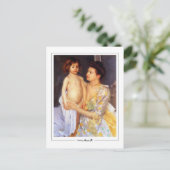 Mary Cassatt #266 - Fine Art Postcard Postkarte (Stehend Vorderseite)