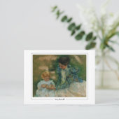 Mary Cassatt #295 - Fine Art Postcard Postkarte (Stehend Vorderseite)