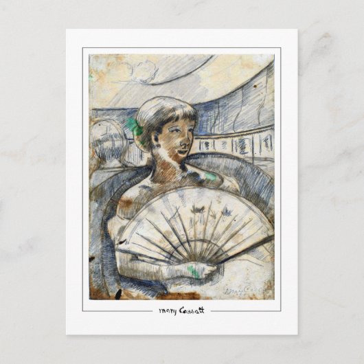 Mary Cassatt #312 - Fine Art Postcard Postkarte (Vorderseite)
