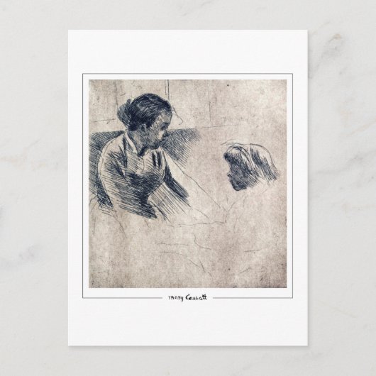 Mary Cassatt #342 - Fine Art Postcard Postkarte (Vorderseite)