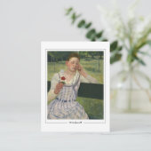 Mary Cassatt #347 - Fine Art Postcard Postkarte (Stehend Vorderseite)