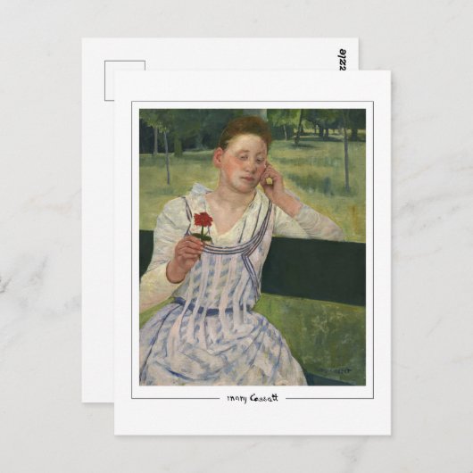 Mary Cassatt #347 - Fine Art Postcard Postkarte (Vorne/Hinten)