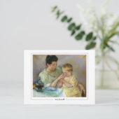 Mary Cassatt #383 - Fine Art Postcard Postkarte (Stehend Vorderseite)