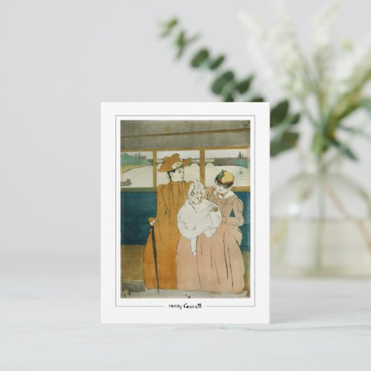 Mary Cassatt #3 - Fine Art Postcard Postkarte (Stehend Vorderseite)
