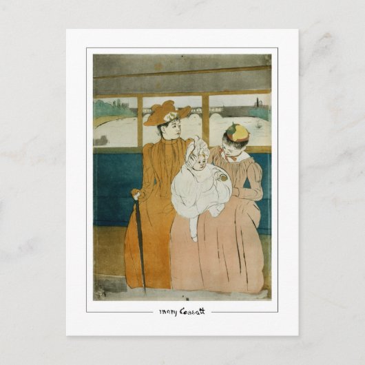 Mary Cassatt #3 - Fine Art Postcard Postkarte (Vorderseite)