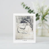 Mary Cassatt #81- - Fine Art Postcard Postkarte (Stehend Vorderseite)