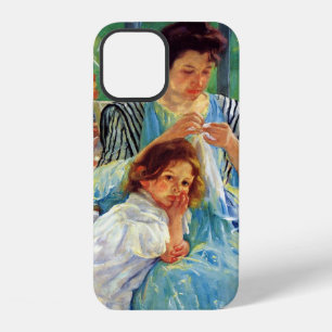 Mary Cassatt art: Junge Mutter, Cassatmalerei iPhone 12 Hülle