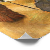 Mary Cassatt at the Louvre Museum Paris by Degas Poster (Ecke)