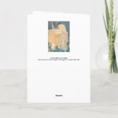 Mary Cassatt - Badegewässer für Frauen Karte (Rückseite)