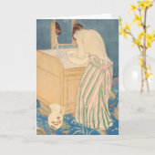 Mary Cassatt - Badegewässer für Frauen Karte (Gelbe Blume)