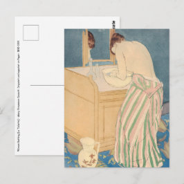 Mary Cassatt - Badegewässer für Frauen Postkarte