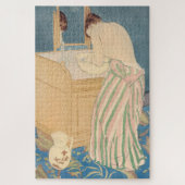 Mary Cassatt - Badegewässer für Frauen Puzzle (Vertikal)