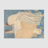 Mary Cassatt - Badegewässer für Frauen Seidenpapier (Vorderseite)