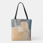 Mary Cassatt - Badegewässer für Frauen Tasche (Rückseite)