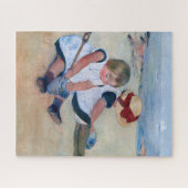 Mary Cassatt Children Playing on the Beach 1884  Puzzle (Horizontal)