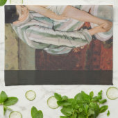 Mary Cassatt Child's Bath Painting Geschirrtuch (Gefaltet)