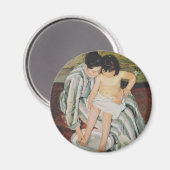 Mary Cassatt Child's Bath Painting Magnet (Vorderseite/Rückseite)