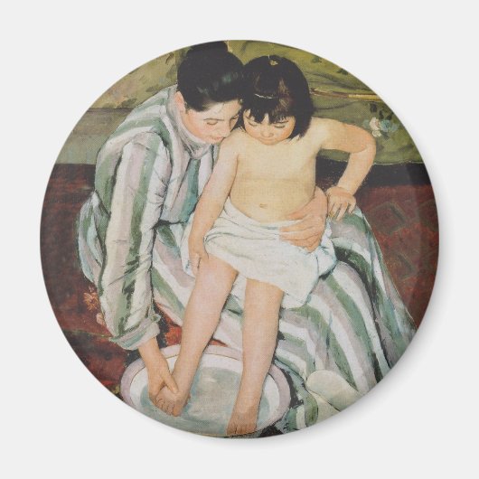 Mary Cassatt Child's Bath Painting Magnet (Vorne)
