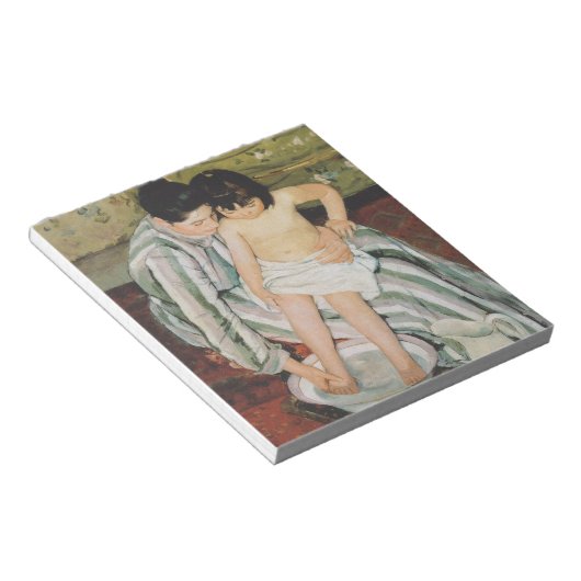 Mary Cassatt Child's Bath Painting Notizblock (angewinkelt)