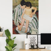 Mary Cassatt Child's Bath Painting Poster (Heimbüro)