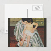 Mary Cassatt Child's Bath Painting Postkarte (Vorne/Hinten)