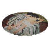 Mary Cassatt Child's Bath Painting Schneidebrett (Ecke)