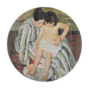 Mary Cassatt Child's Bath Painting Schneidebrett